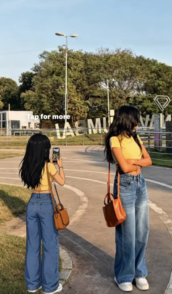 anime-style Instagram Story trend