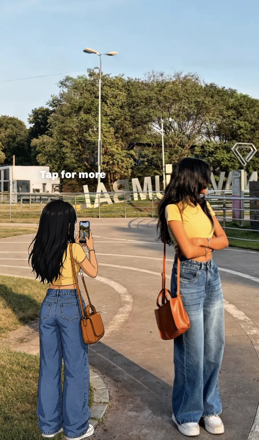 anime-style Instagram Story trend