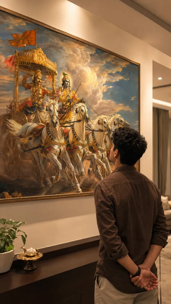 Bhagavad Gita inspired scene