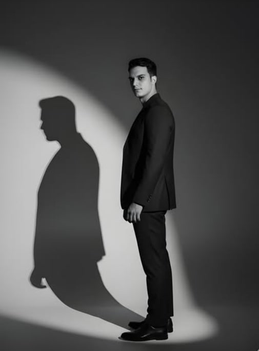 Black & White Fashion Noir Portrait