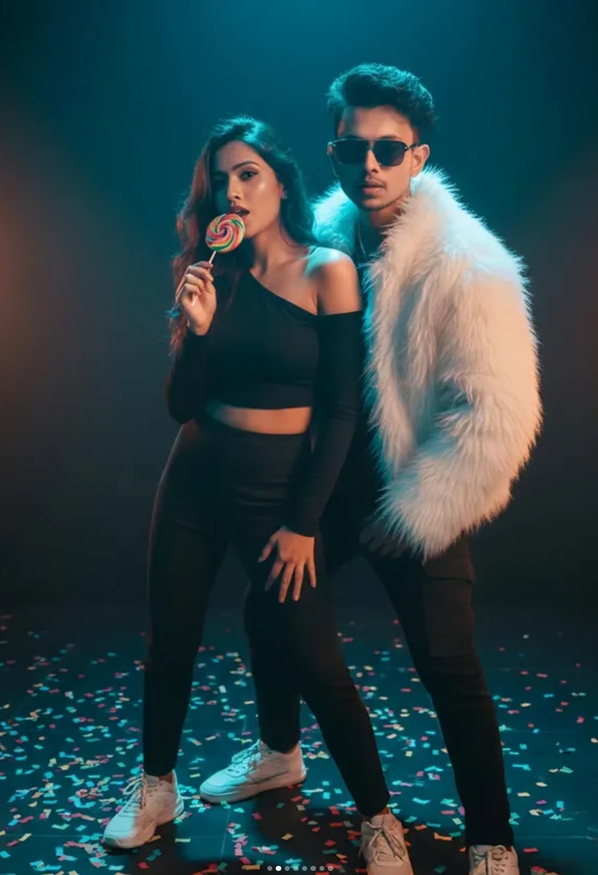 Cinematic Dance Duo Portrait