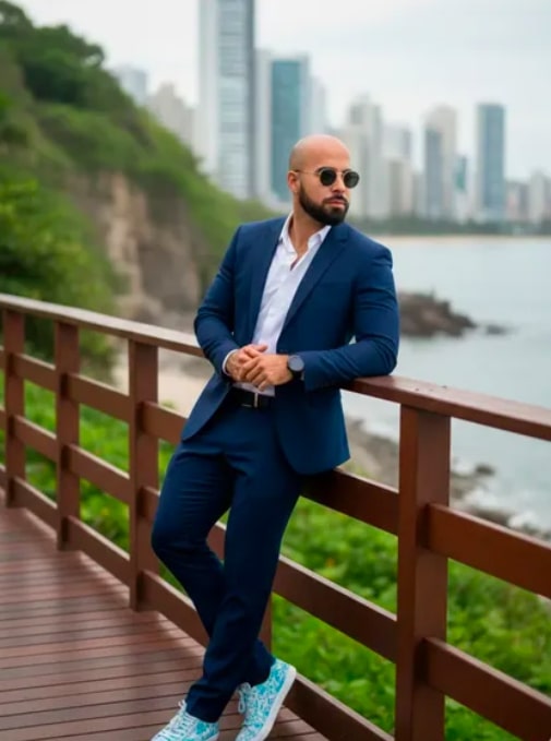 Coastal Suit Swagger