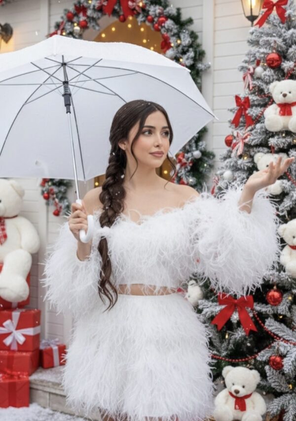 Crishmass with umbrella