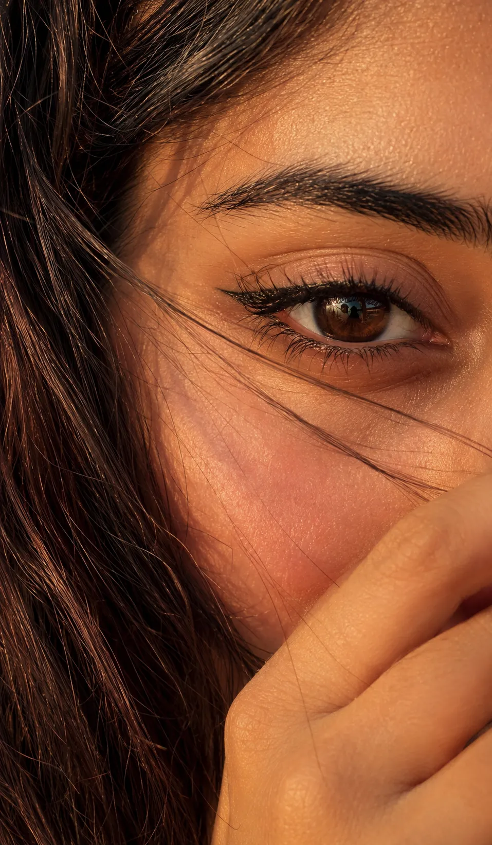 Eyes close-up portrait
