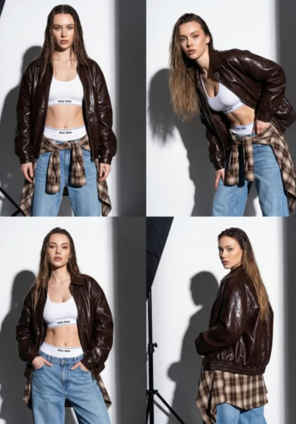 High-Fashion Streetwear Studio Collage | 2000s Editorial Look