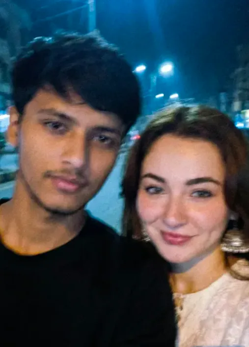Midnight Blur Selfie