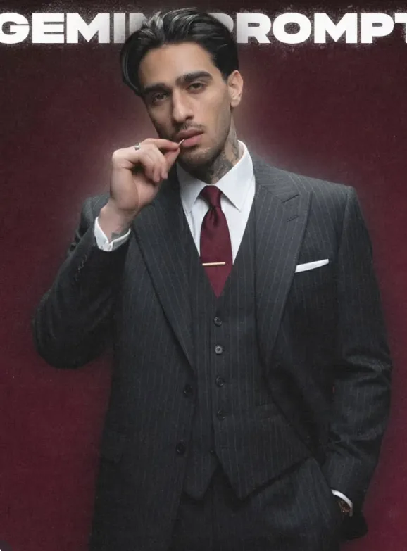 Modern Mafia Luxury Studio Portrait