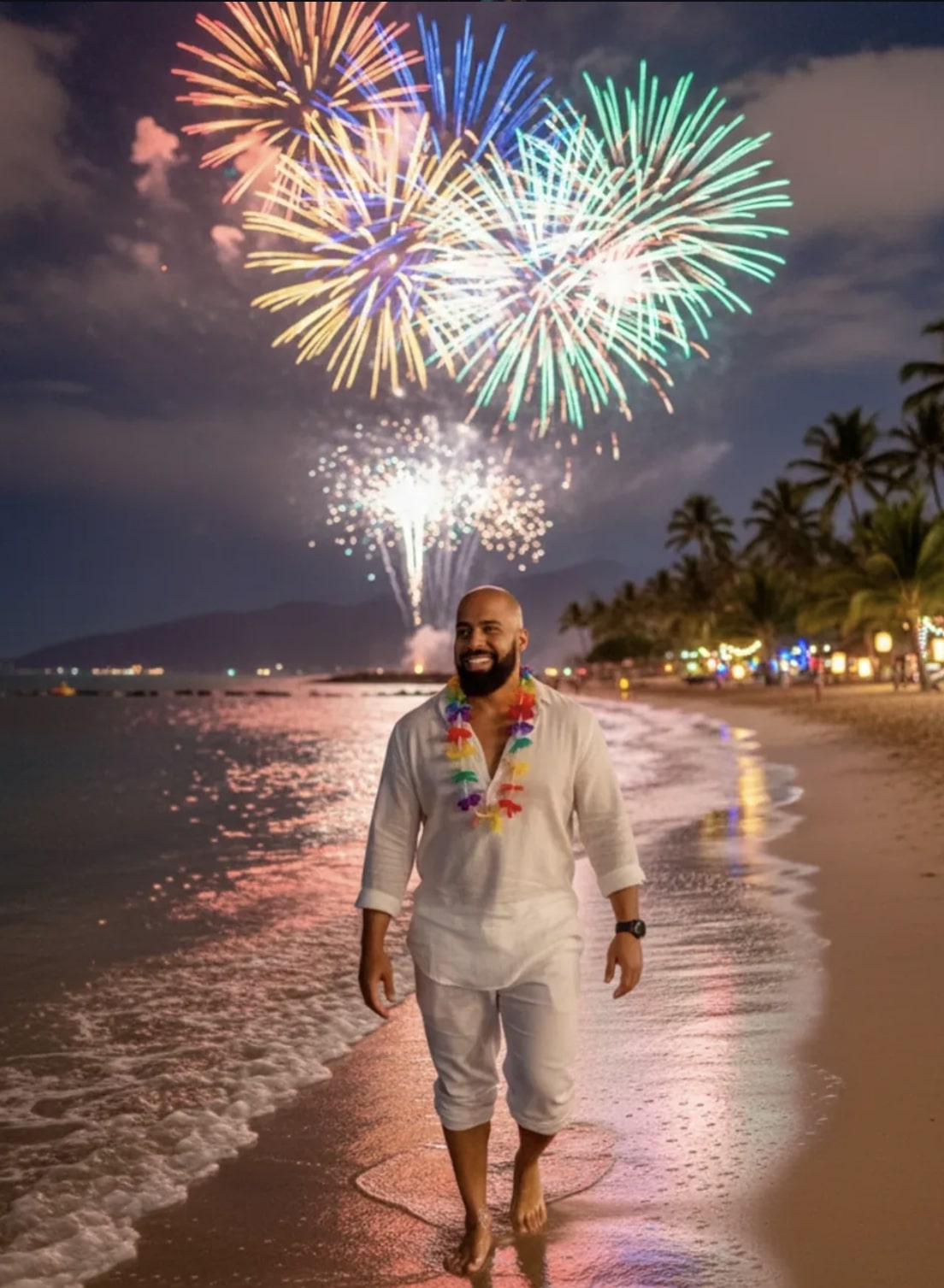 New Year's Eve celebration