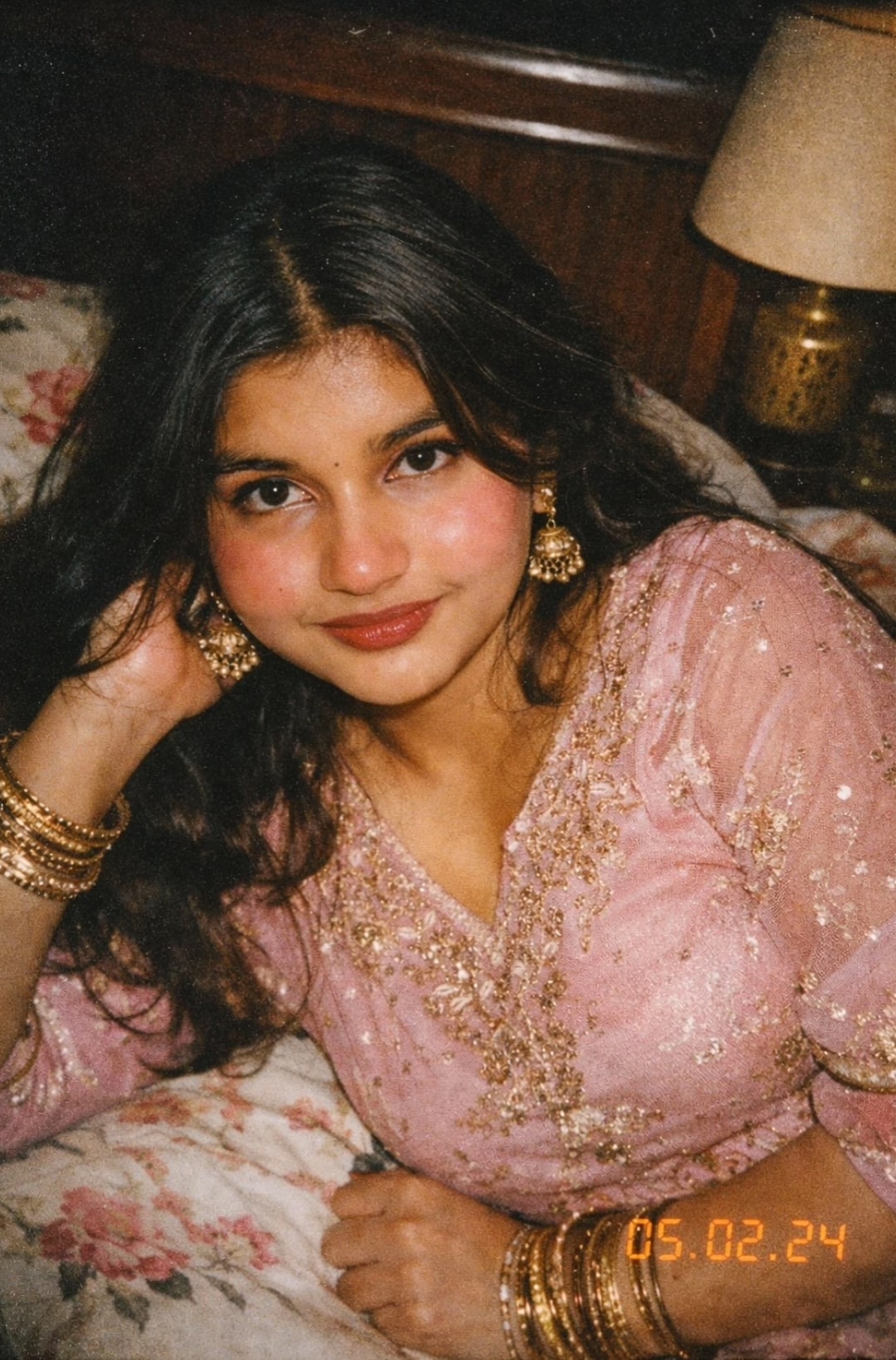 Nostalgic Lo-Fi Portrait of an Indian Woman