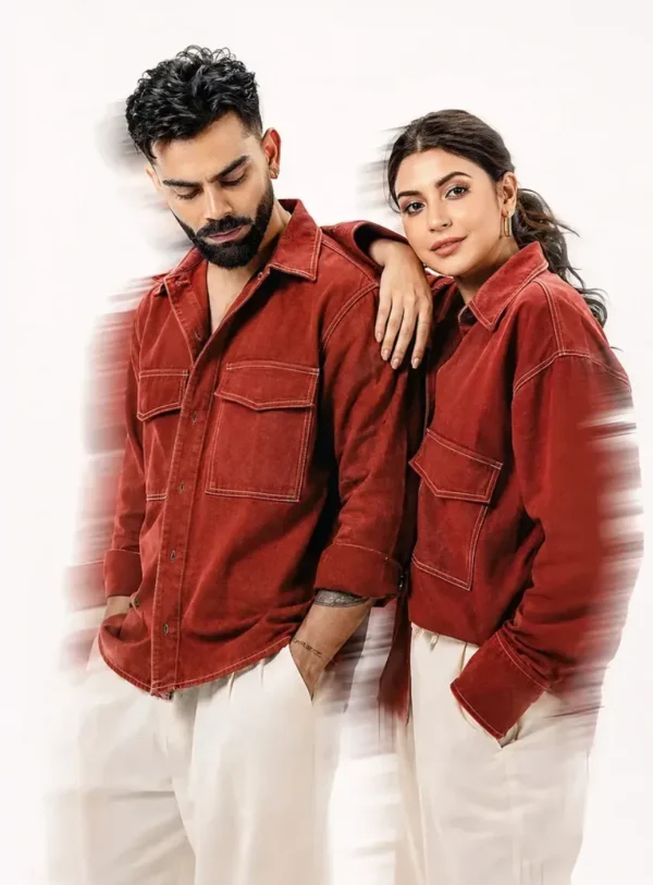 portrait of stylish adults standing