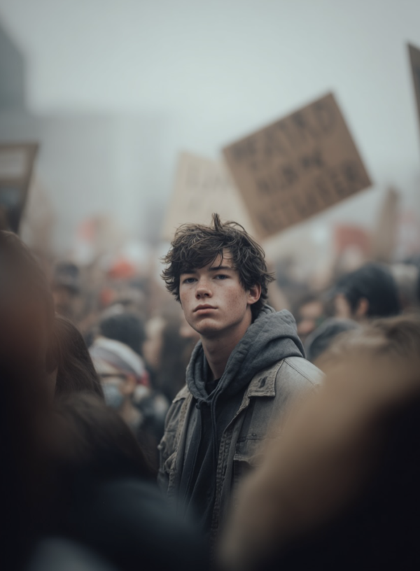 Protest Crowd