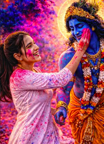 Rang Leela — Krishna Holi Moment