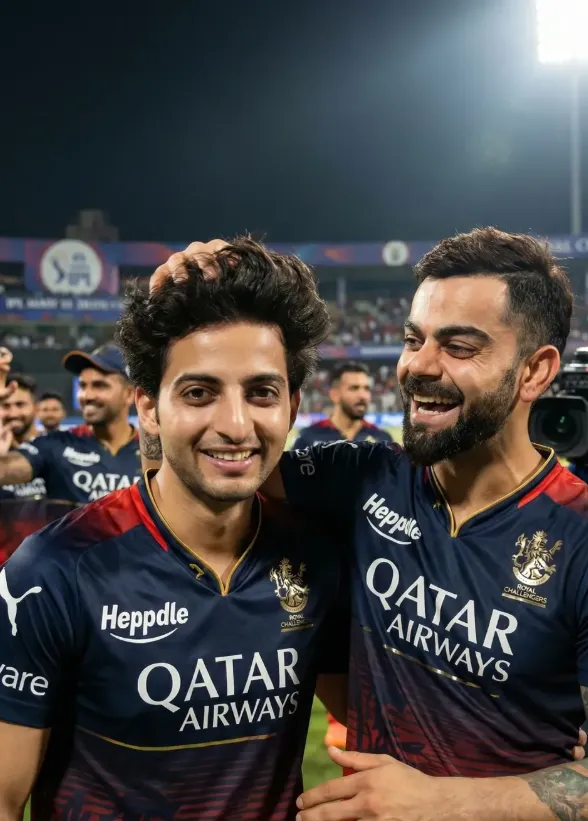 RCB Celebration with Kohli