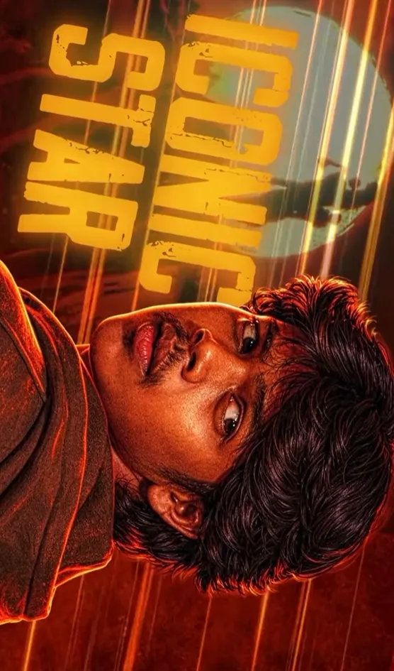 Red Tamil Gangster Cinematic Poster