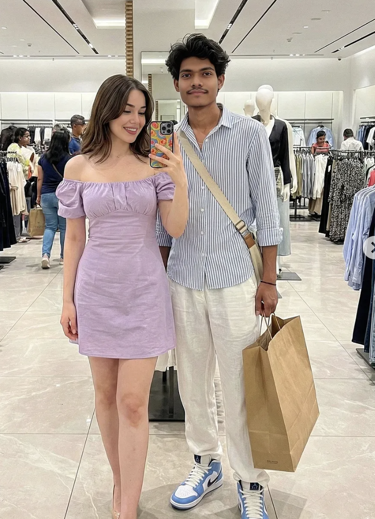 Shoping with girl