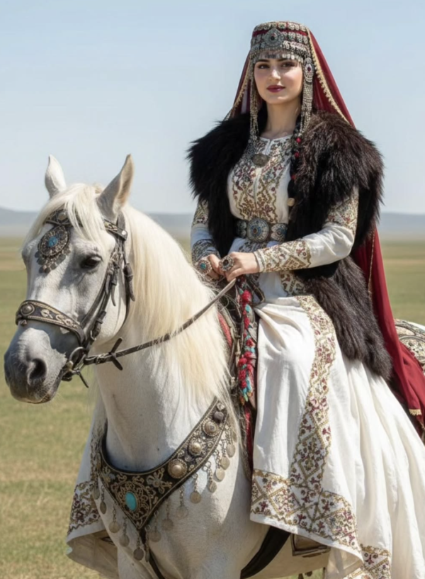 Turkic nomadic woman