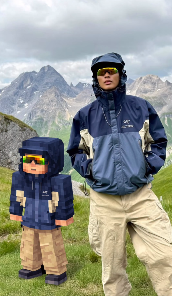 Voxel 3D Avatar PNG